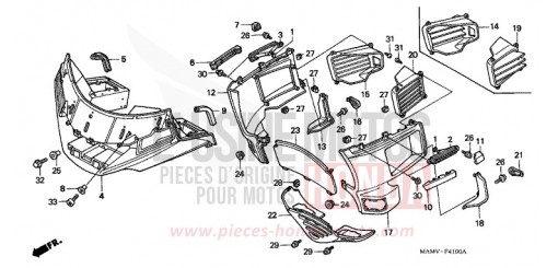 CARENAGE GL1500SEY de 2000